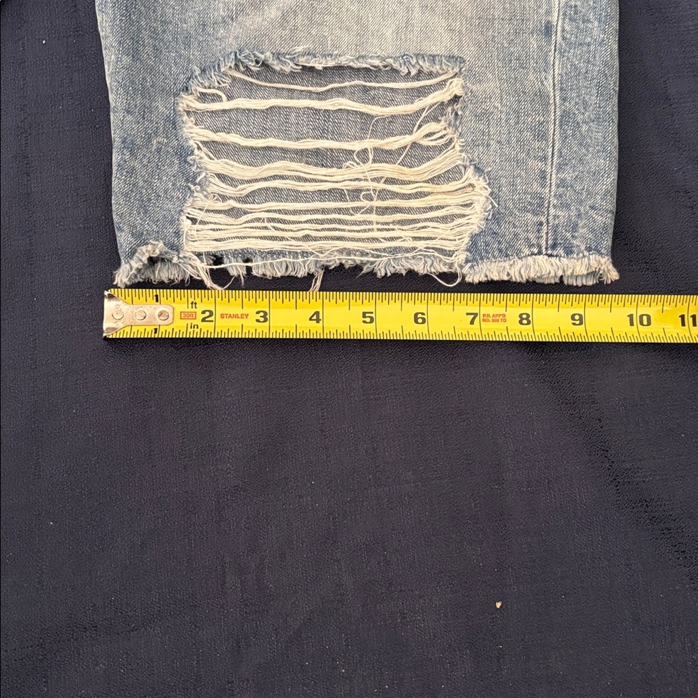 True Religion Faded Blue Denim Jeans distressed look - Picture 2 of 13